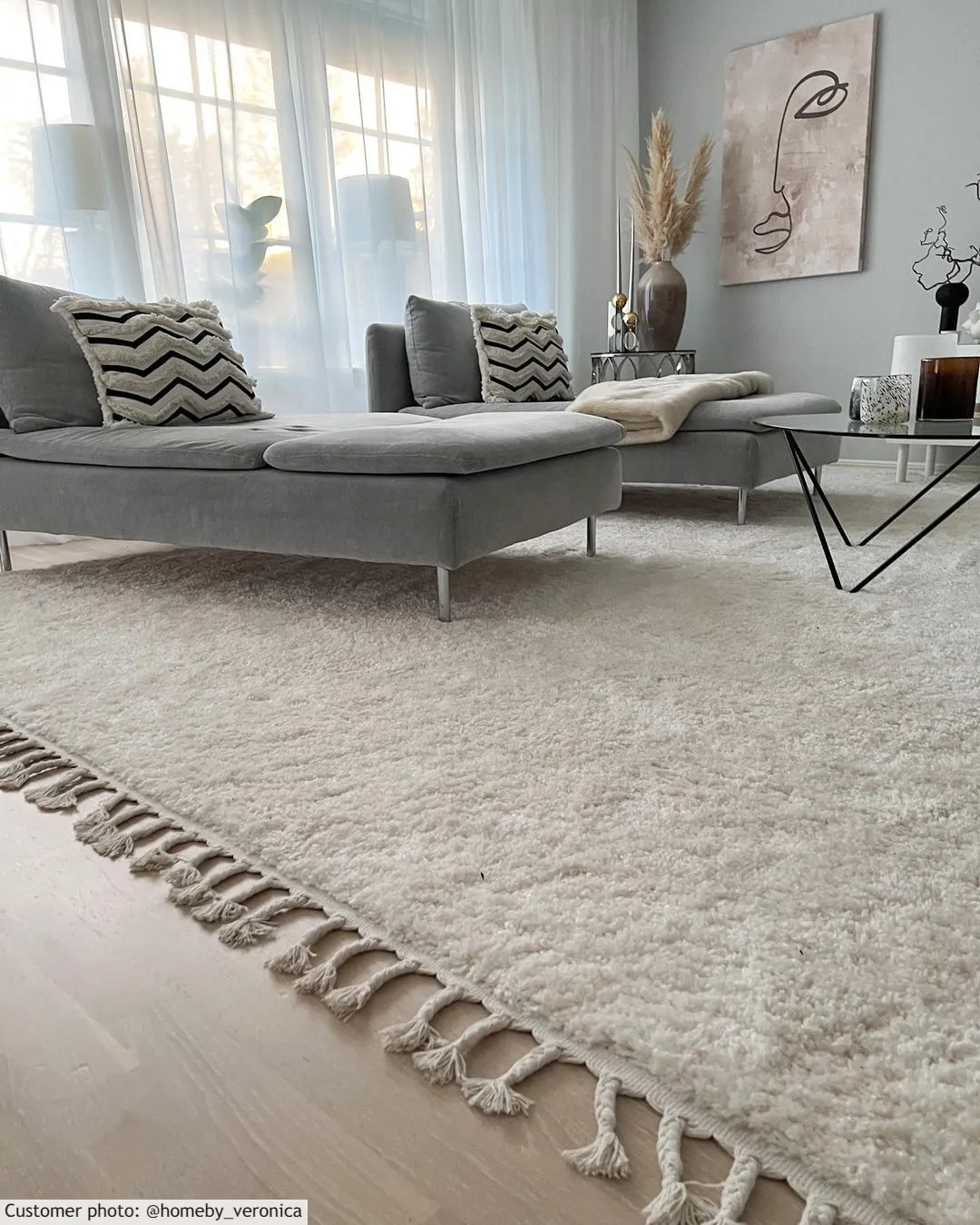 Tappeto A Pelo Lungo - Cudillero (beige)