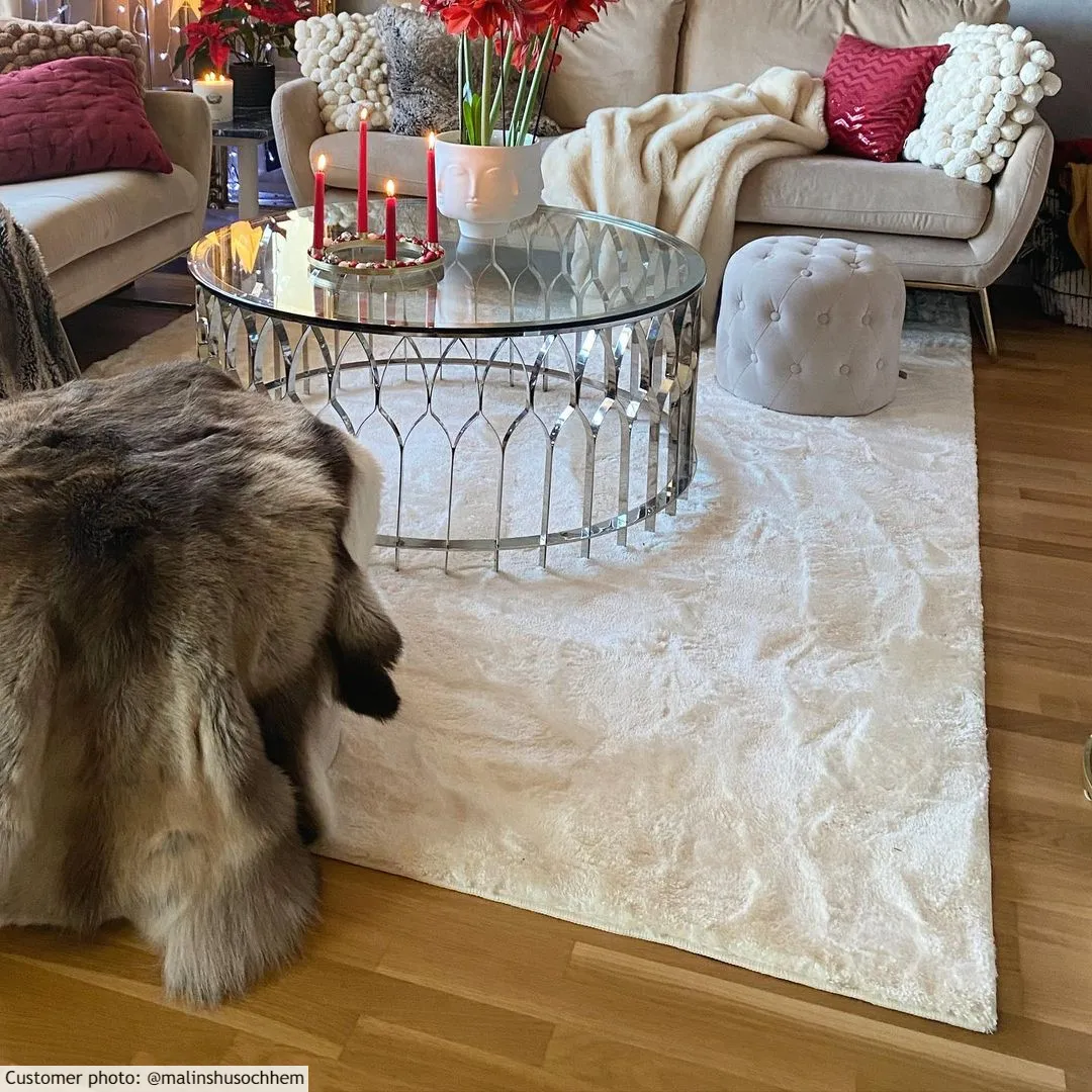 Tappeto A Pelo Lungo - Aranga Super Soft Fur (bianco)