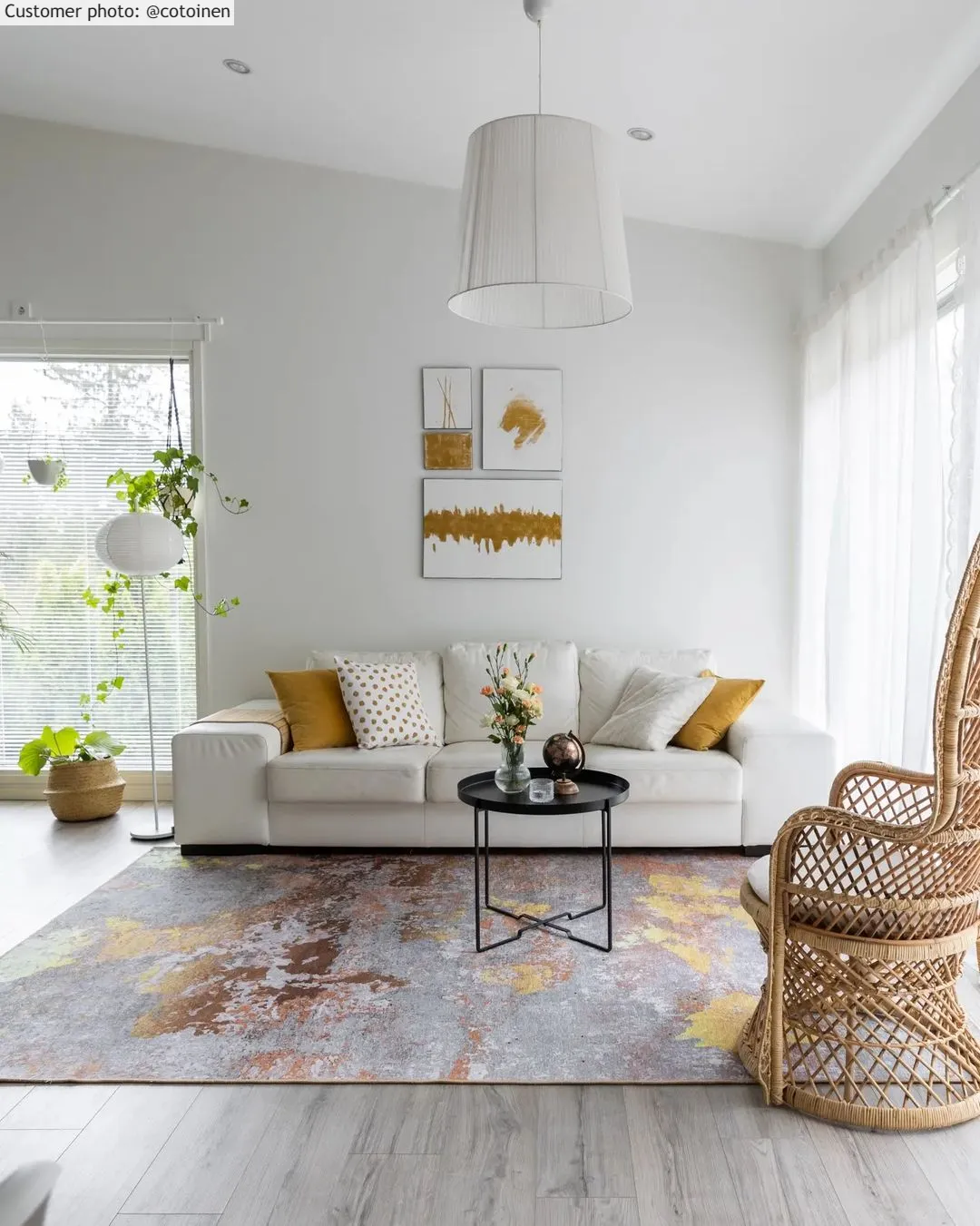 Tappeto Wilton - Elena (beige/oro)