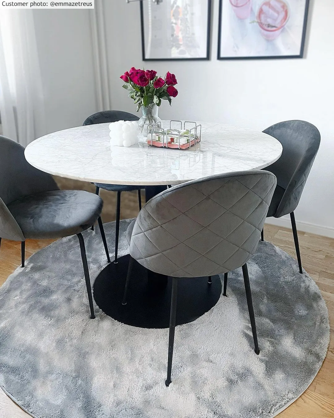 Tappeti rotondi - Aranga Super Soft Fur (grigio)
