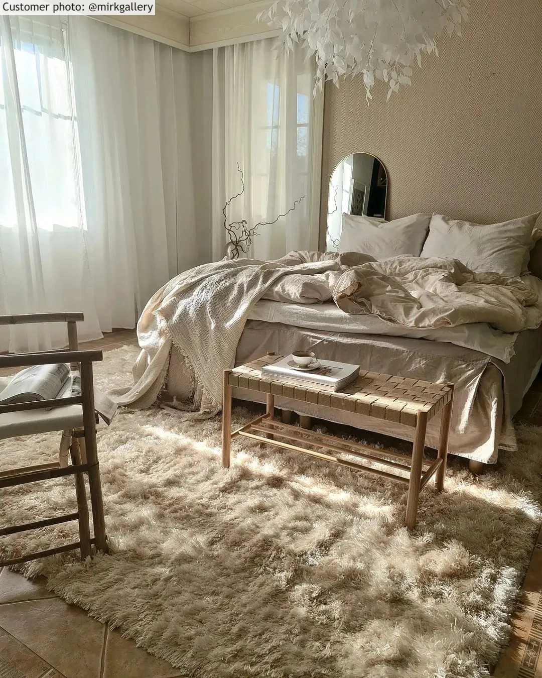 Tappeto A Pelo Lungo - Janjira (offwhite)