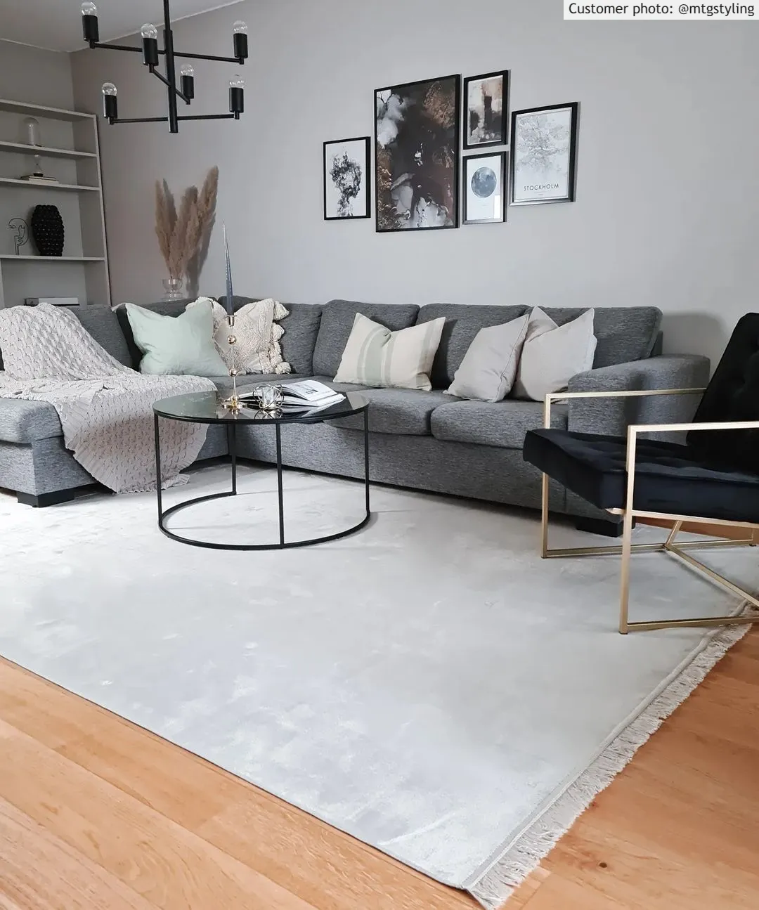 Tappeto Wilton - Art Silk (grigio chiaro/beige)