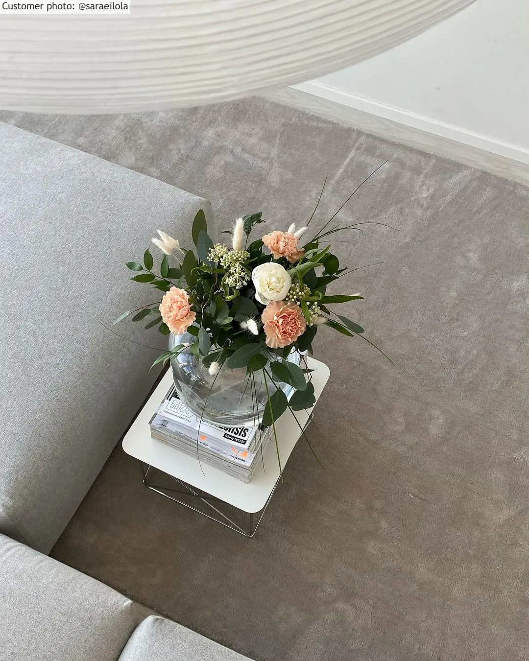 Recycled PET with viscose look (grigio)