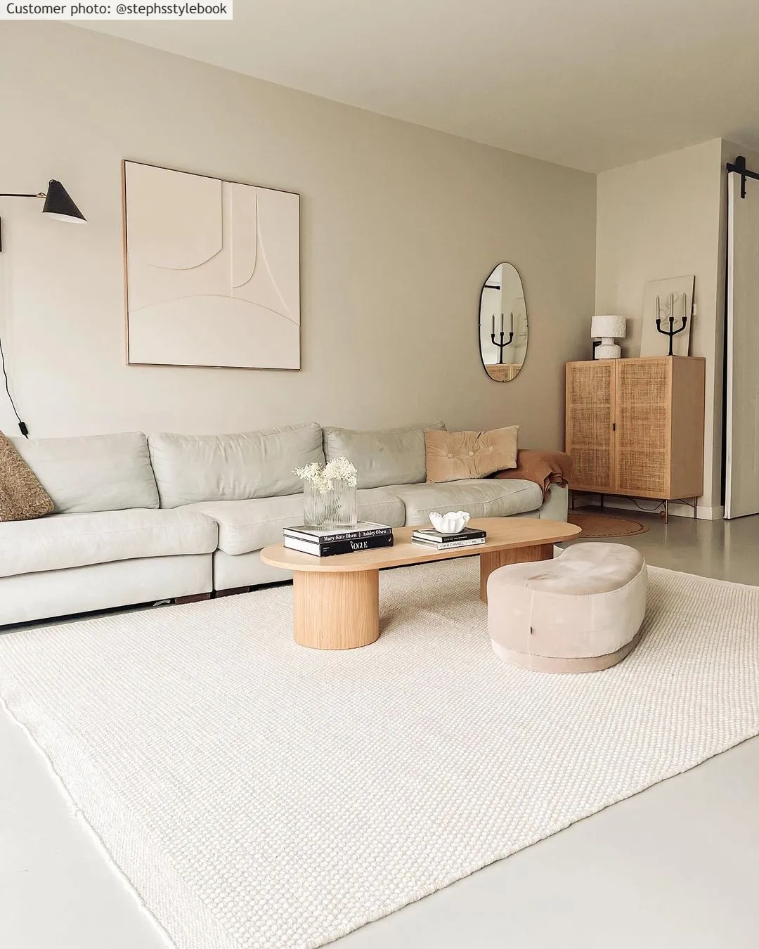 Tappeto In Lana - Coastal (creme)