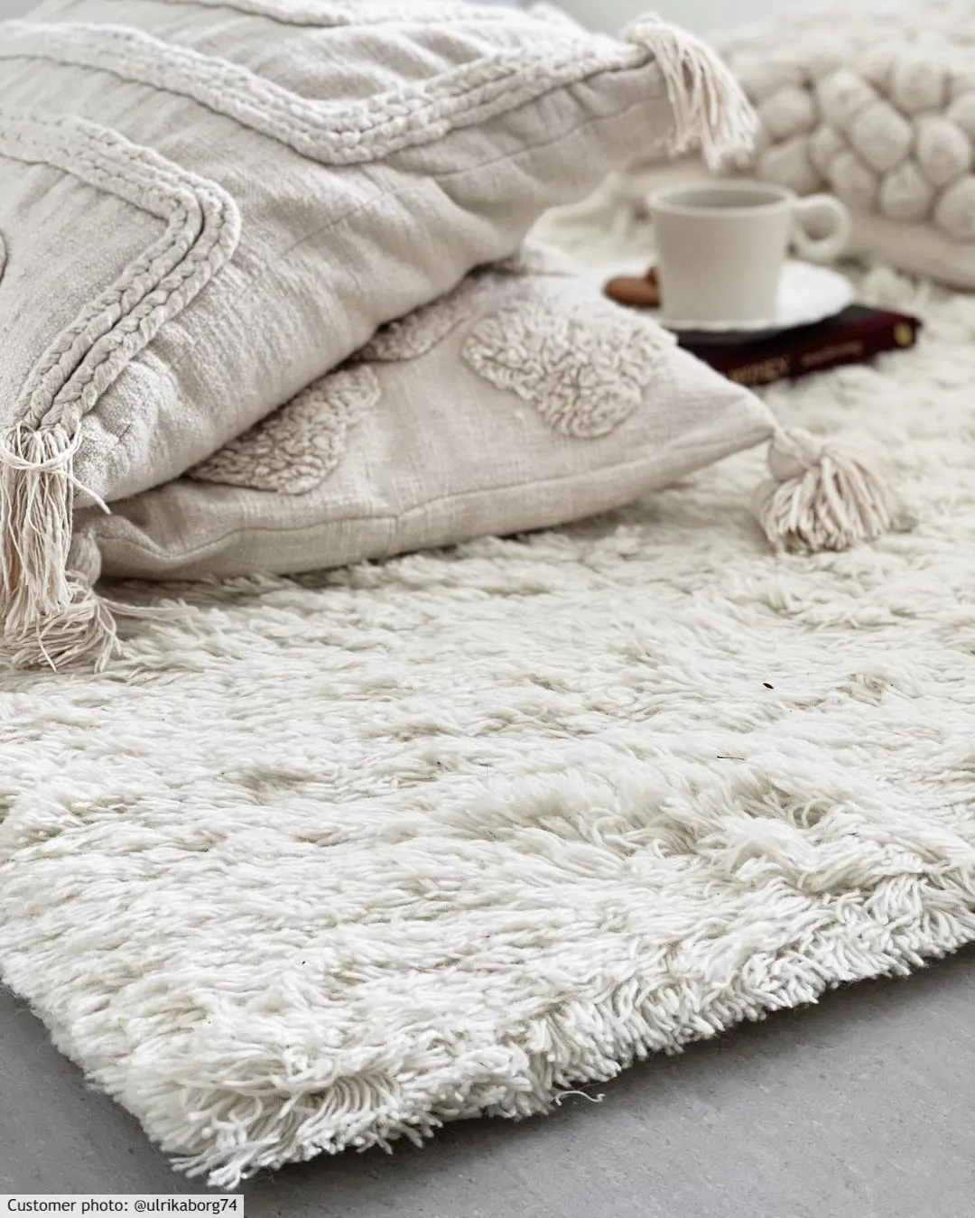 Tappeto In Lana - Aliste Wool Shaggy (snow white)