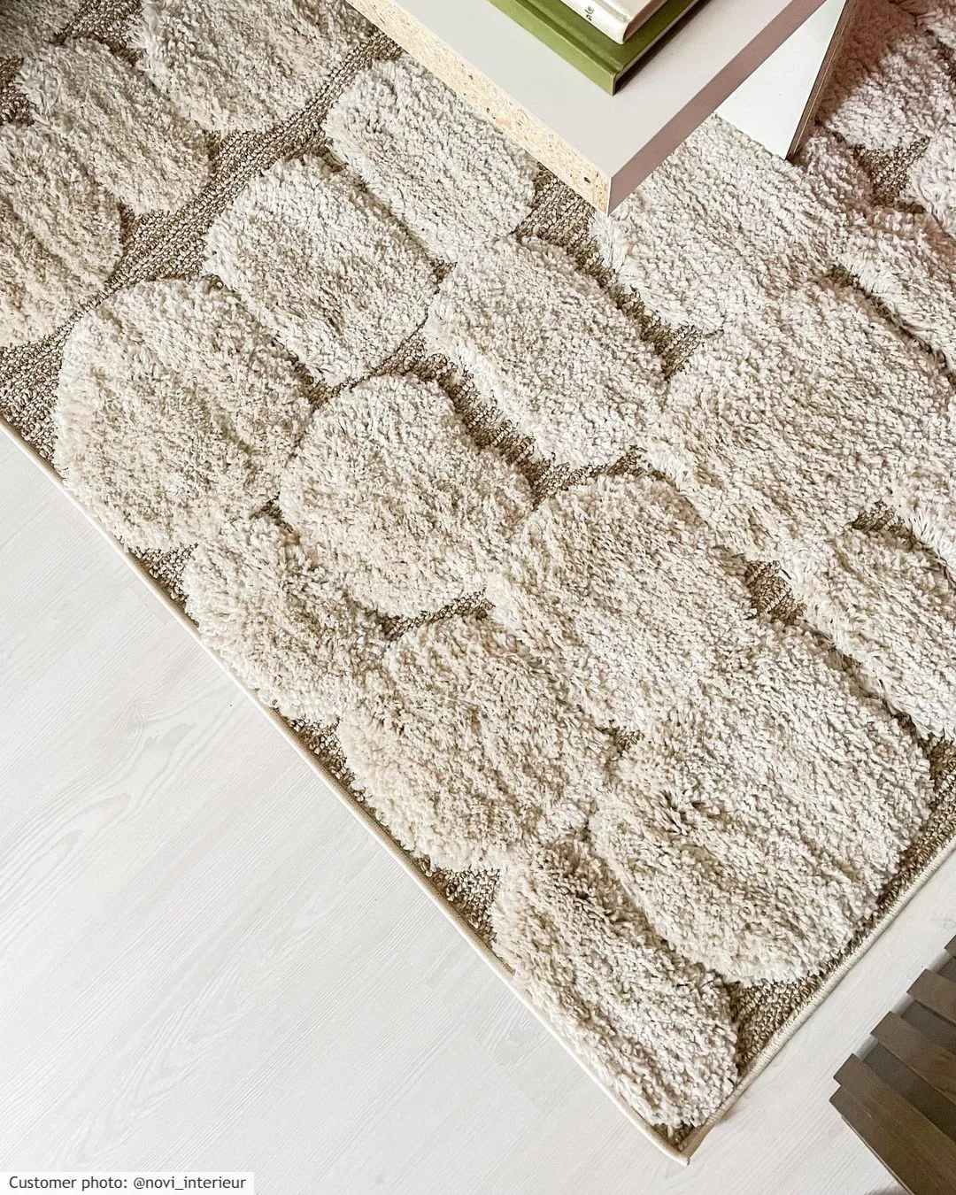 Tappeto A Pelo Lungo - Fondi (beige)