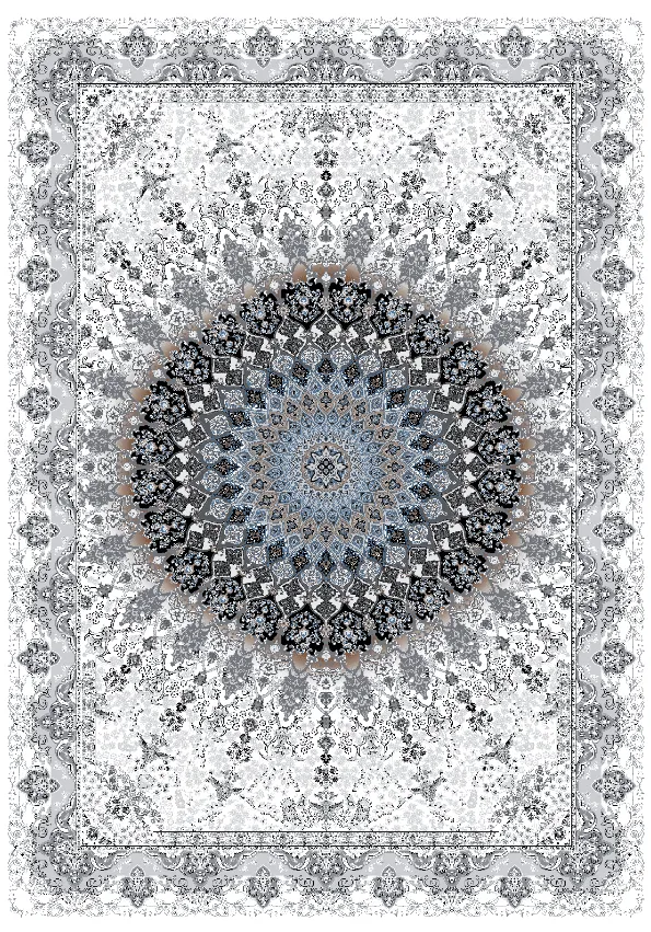 Tappeto Wilton - Yelda (bianco/multi)