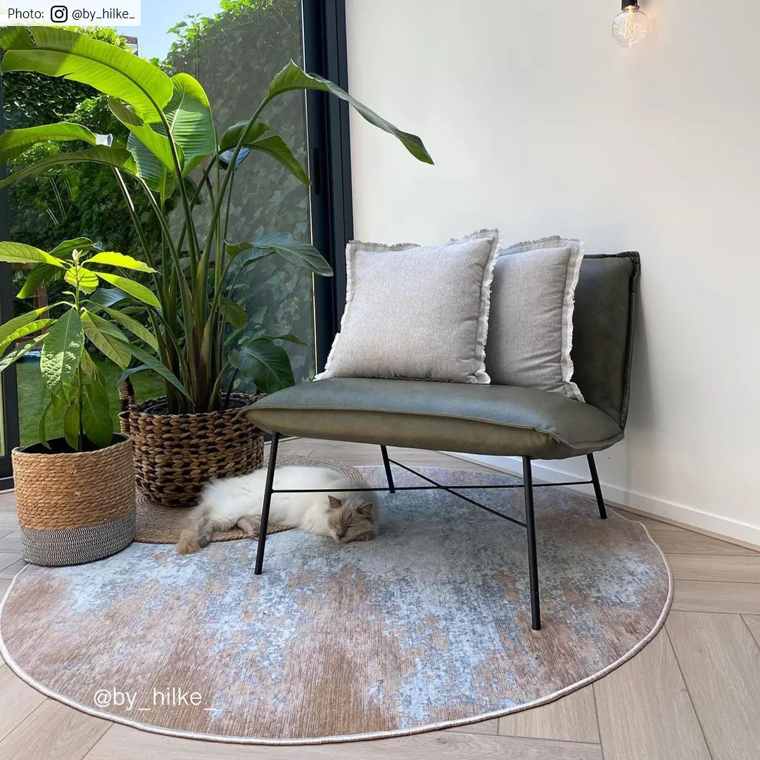 Tappeto rotondo - Zarzi (beige)