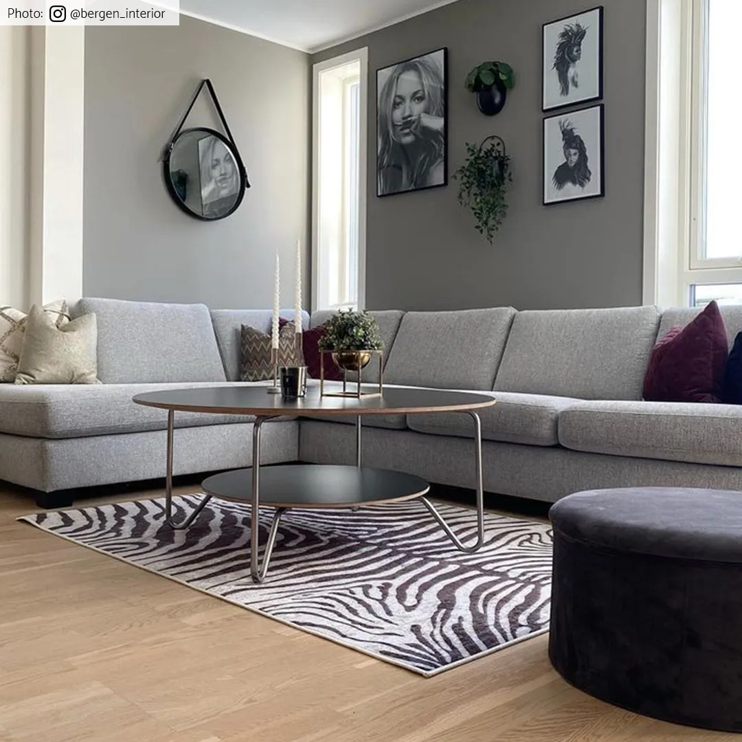 Tappeto Wilton - Zebra (nero/bianco)